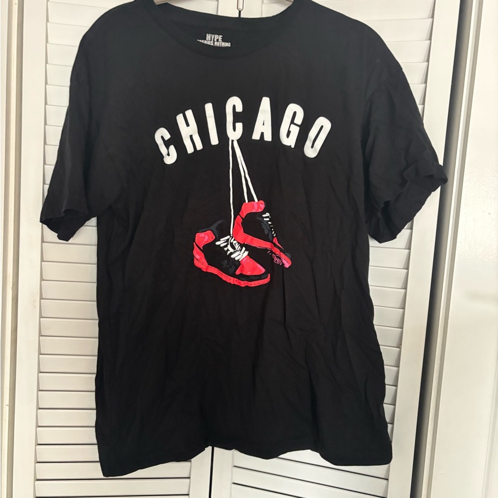 Hype Means Nothing Chicago Graphic T-Shirt